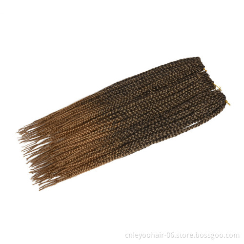 Special offer wholesale 18 inch durable anti-shedding low temperature fiber dark brown crochet hair